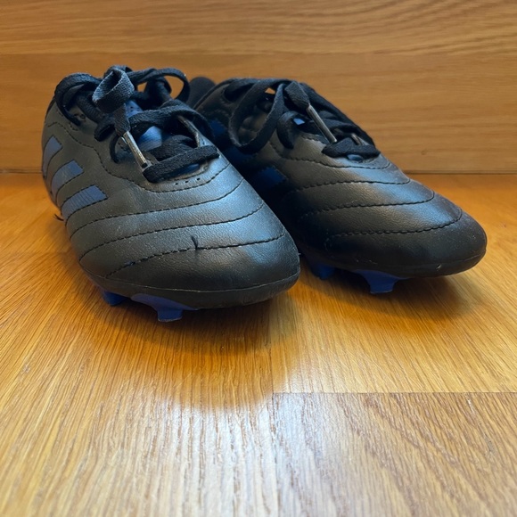 Adidas VII FG Black and Blue Junior Soccer Cleat - Picture 2 of 8